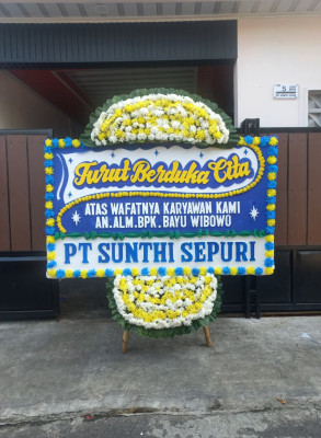 Papan Bunga Duka di Air Santok