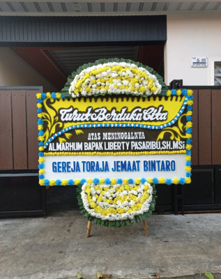 Papan Bunga Duka di Air Santok