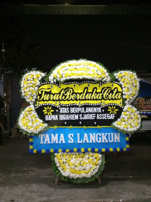 Papan Bunga Duka di Air Santok