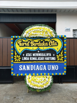 Papan Bunga Duka di Air Santok